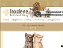 Tablet Screenshot of isadene.co.uk